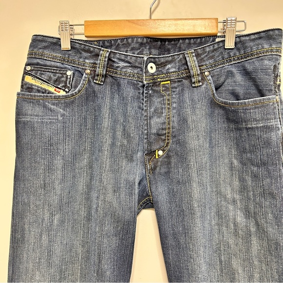 Diesel Shazor Men’s Size 34x32 Medium Wash: 008AB Blue Jeans Bootcut Y2K 90’s - Picture 5 of 14